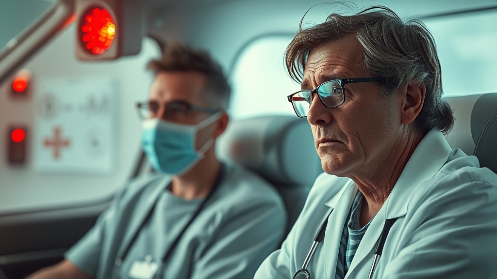 병원 방문이 필요한 때 (realistic 스타일)