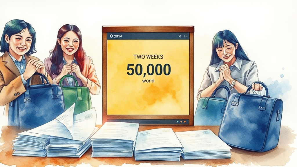 심사 절차와 지급 방식은? (watercolor 스타일)