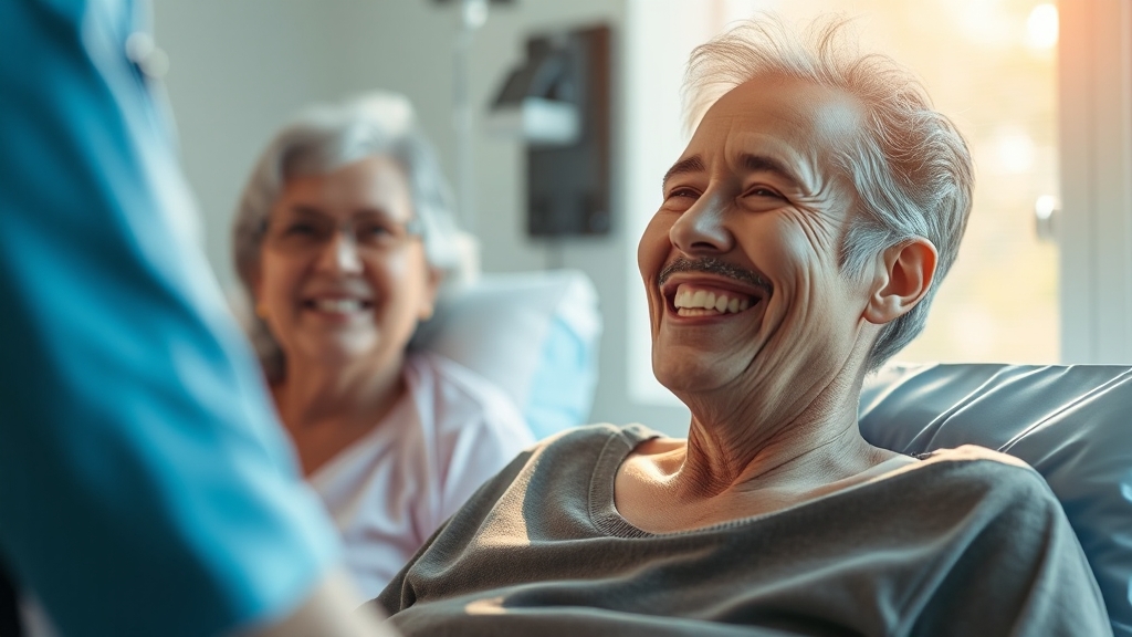 투석 후 부작용 완화 및 삶의 질 관리 (realistic 스타일)