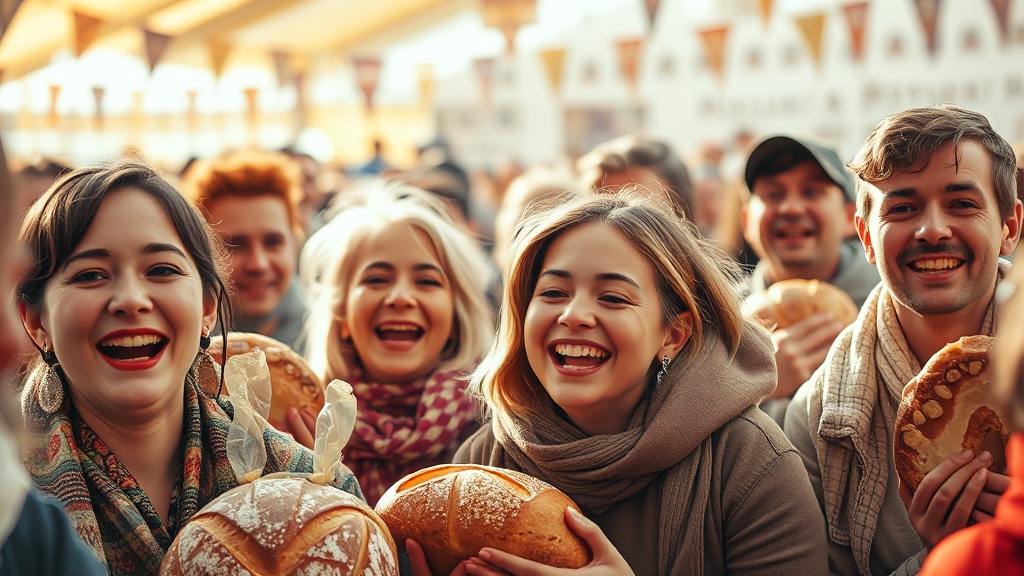 빵페스타 현장 분위기는? (realistic 스타일)