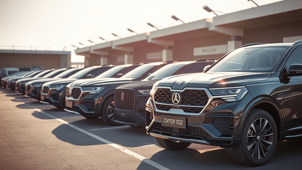 GV70 vs 경쟁 모델, 뭐가 다를까? (realistic 스타일)