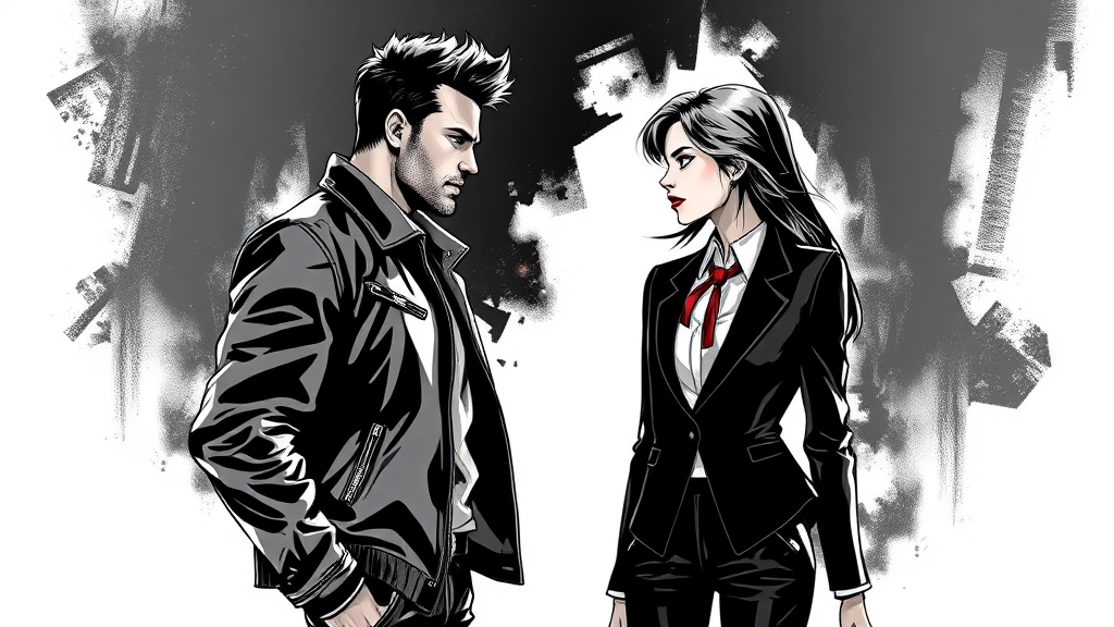 주요 인물 스타일 분석 (illustration 스타일)