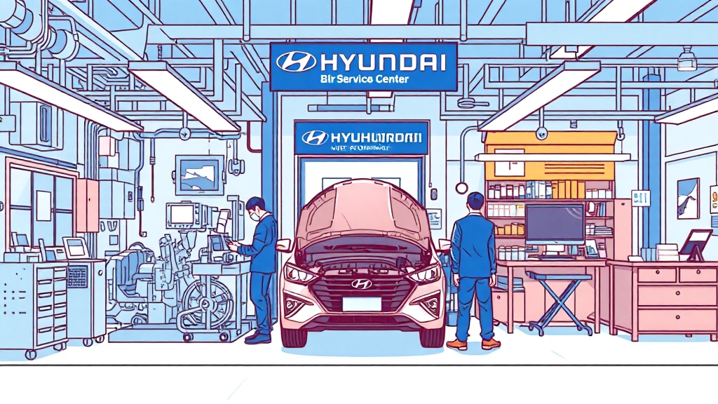 직영 vs 블루핸즈 비교 (illustration 스타일)