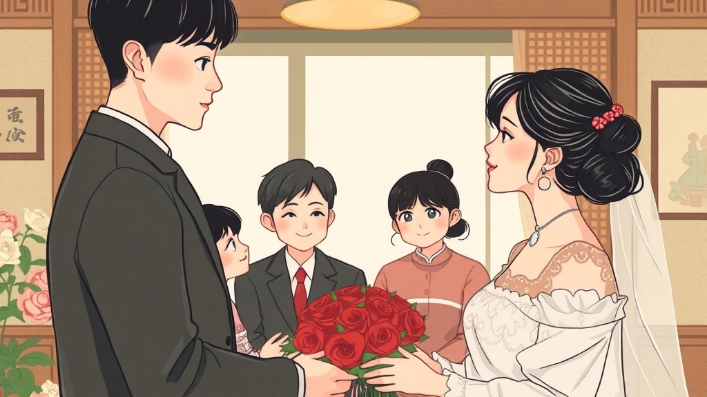 드라마 핵심 내용 (illustration 스타일)