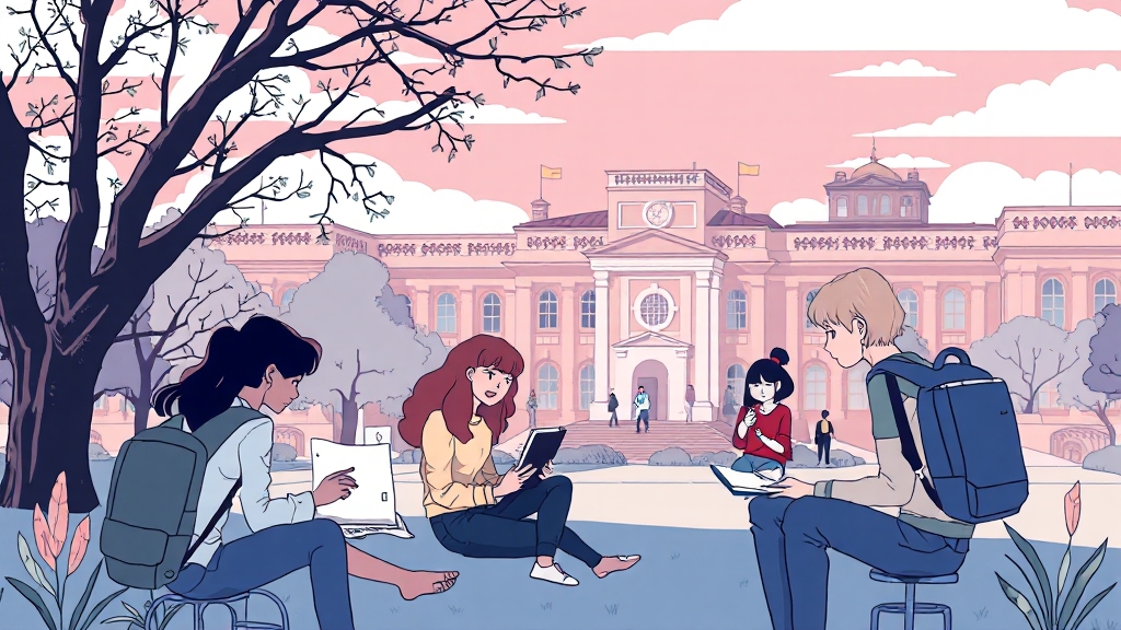 대학생 무료 사용 혜택 (illustration 스타일)