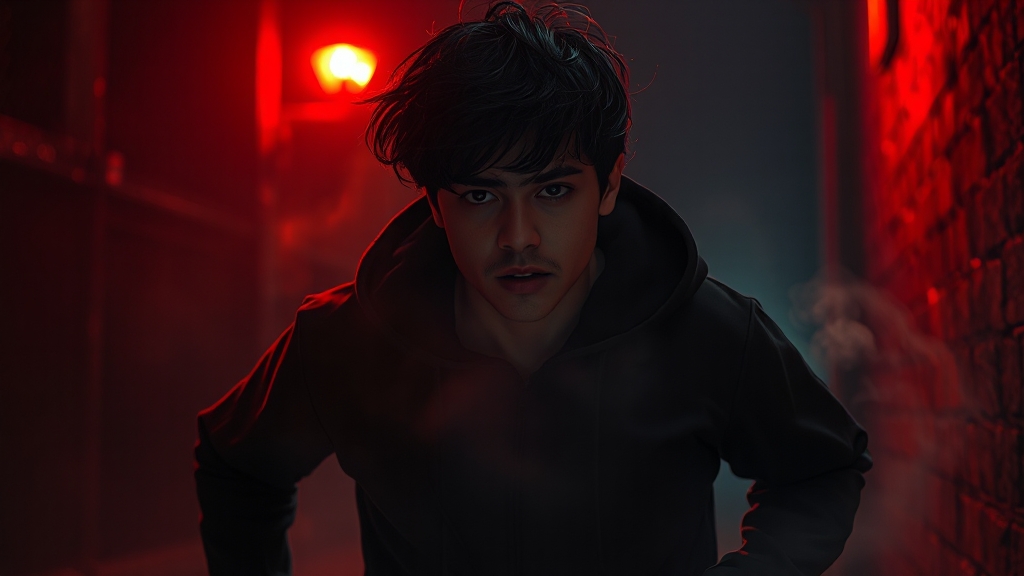 억압과 스트레스 표현 (realistic 스타일)