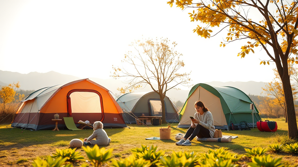 2026년 성남 캠핑 여행 계획 세우기 (realistic 스타일)