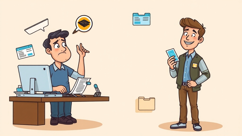 갱신 시 준비물 완벽 정리 (cartoon 스타일)