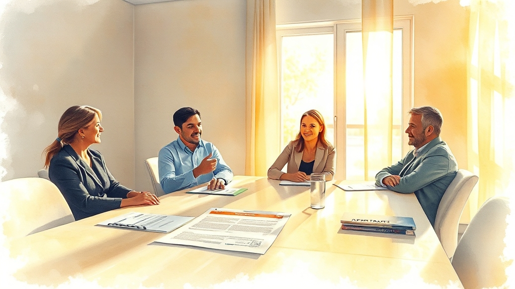 공간임대 이용 시 주의사항 (watercolor 스타일)