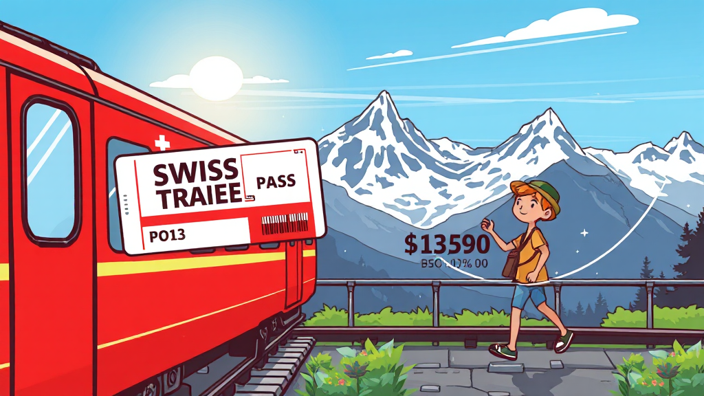 스위스패스 구매처 가격 비교 (cartoon 스타일)