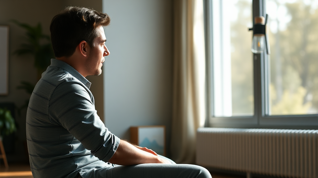 허리 건강, 생활 습관이 중요! (realistic 스타일)