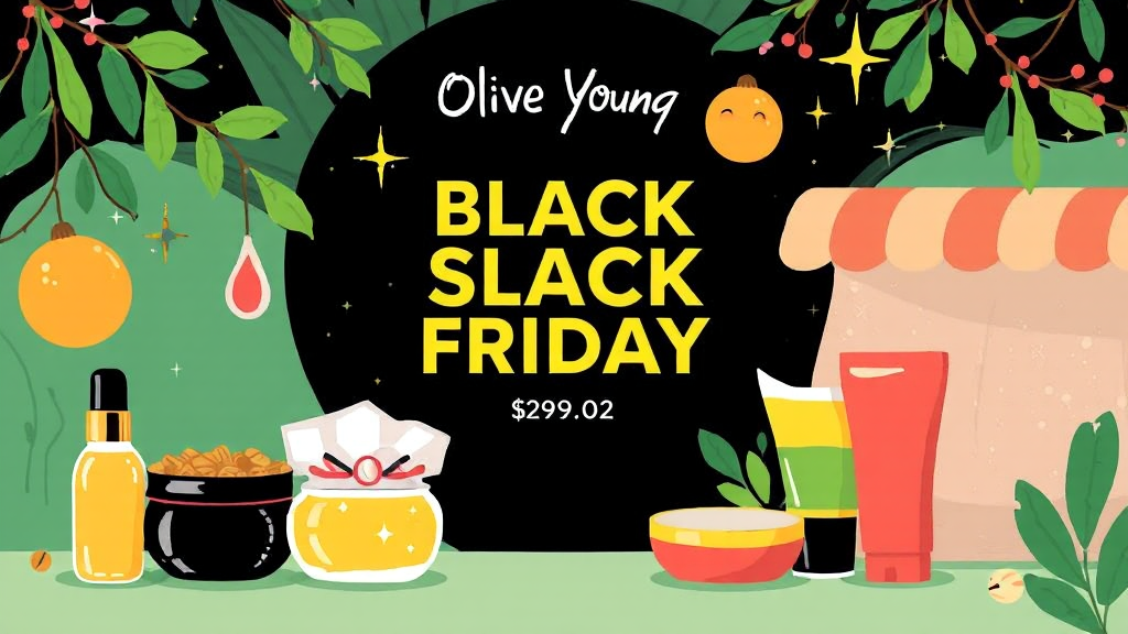 올리브영 세일 일정 (cartoon 스타일)