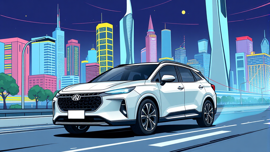 2026 그랜저 하이브리드: 연비 정보 (cartoon 스타일)