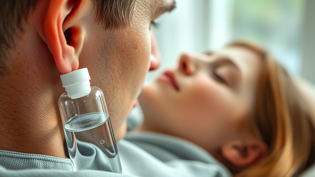 이관개방증 치료 방법 (realistic 스타일)