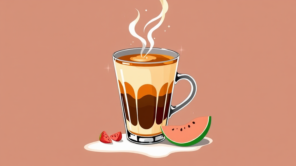 멜론 라떼: 나만의 맛 찾기 (illustration 스타일)