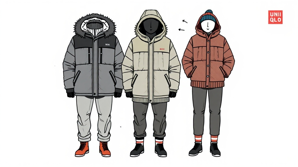 유니클로 세일 주요 품목 (illustration 스타일)