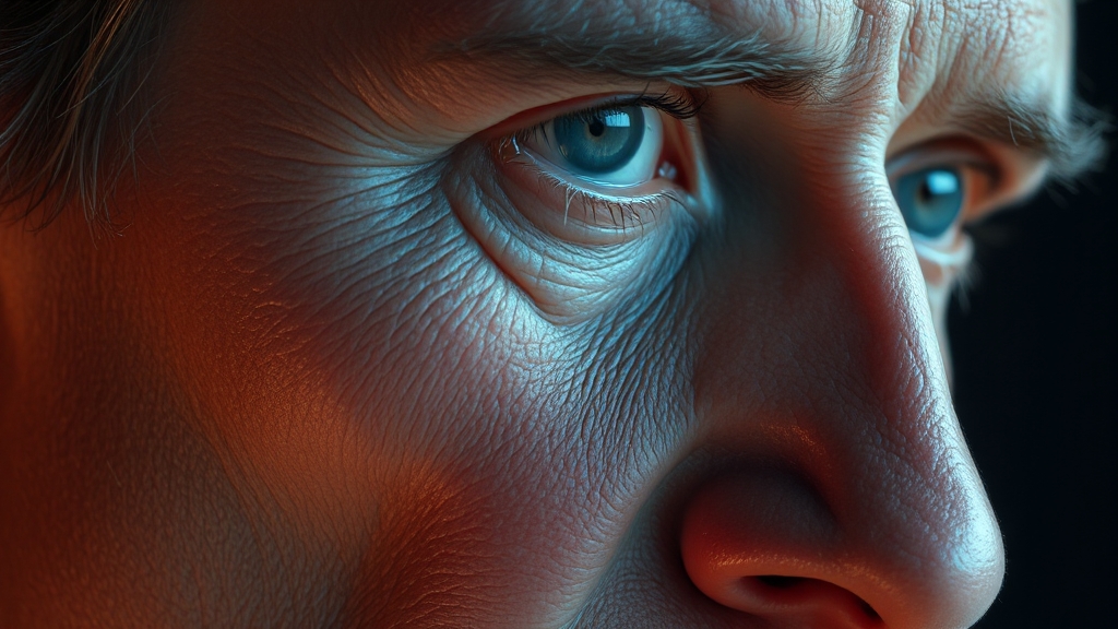 노화 vs. 프랭크 징후 (realistic 스타일)