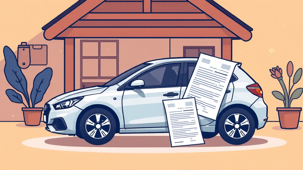 자동차365 자동차등록증 재발급 (illustration 스타일)