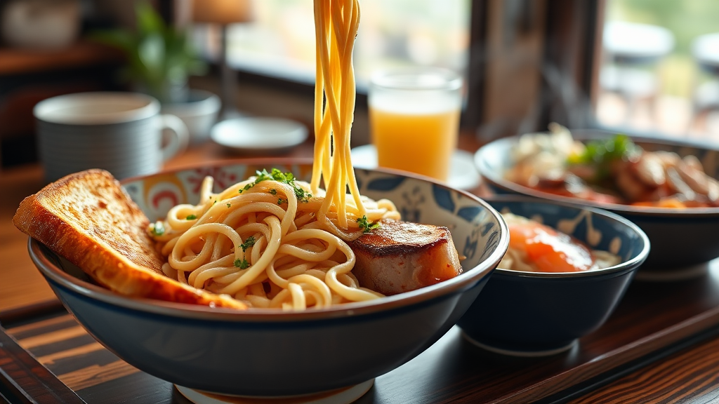 이시가키 맛집 탐방 (realistic 스타일)