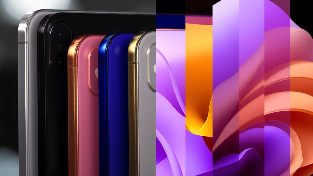 아이폰 17 프로 & 프로 맥스, 색상 비교 분석 (realistic 스타일)