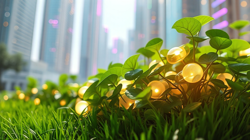 쇠비름 최신 연구 및 전망 (realistic 스타일)