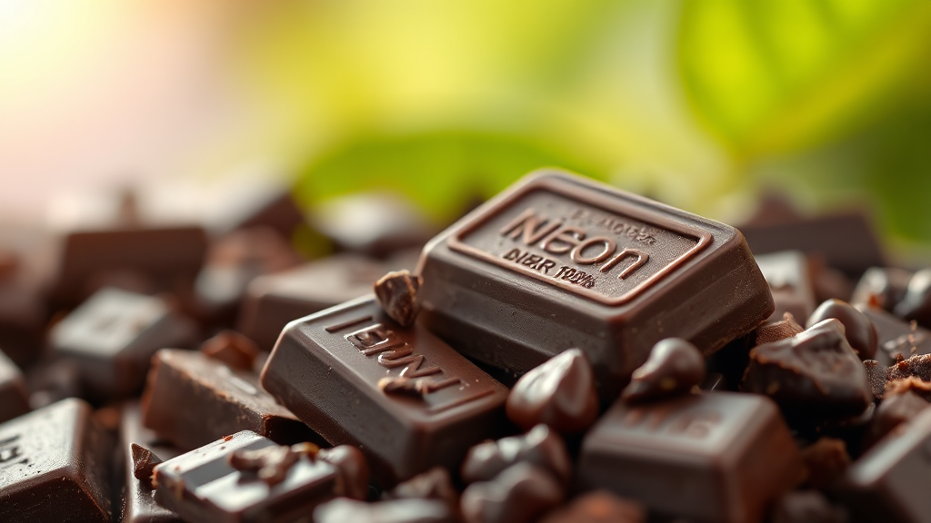항산화 성분이 풍부한 다크 초콜릿의 과학적 효능 이미지