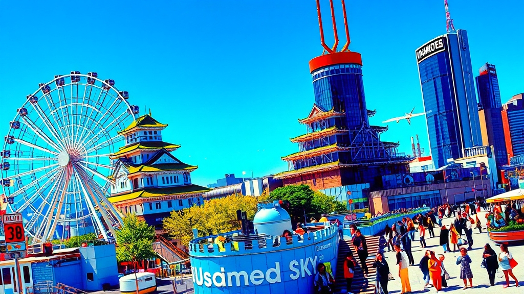 오사카 여행 꿀팁 활용하기 (popart 스타일)