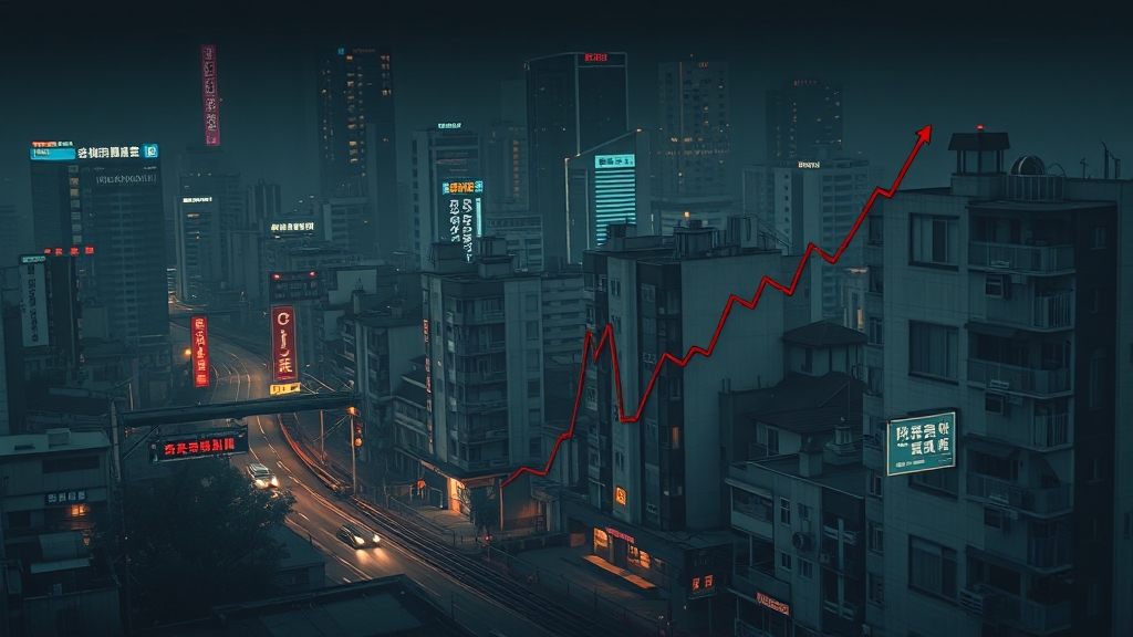 주담대 연체율 급증: 현황과 의미 (realistic 스타일)