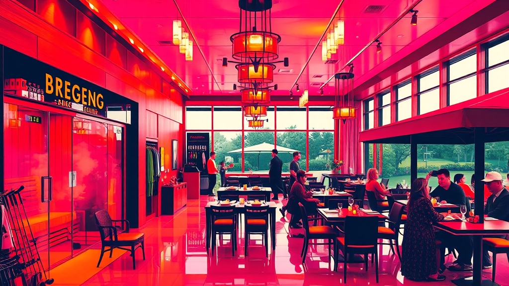 시설 및 부대 서비스 소개 (popart 스타일)