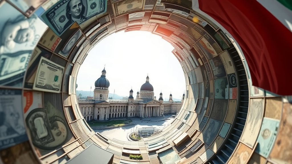 정부 정책 및 시장 개입 분석 (realistic 스타일)