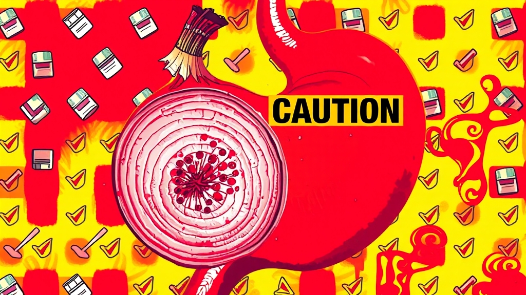 양파즙, 부작용도 있을까? (popart 스타일)