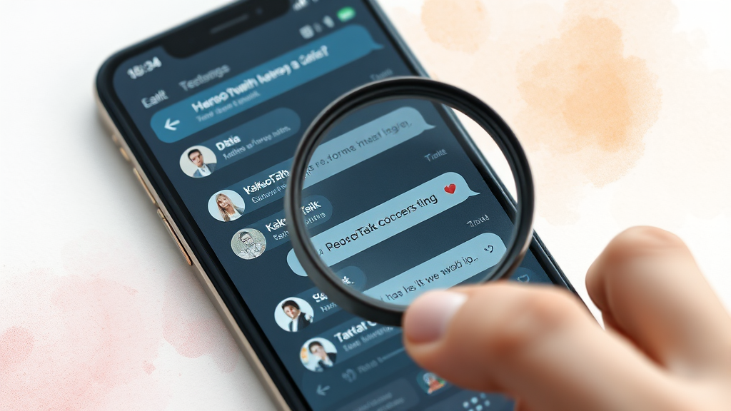 카톡 복구 시 주의사항 (watercolor 스타일)