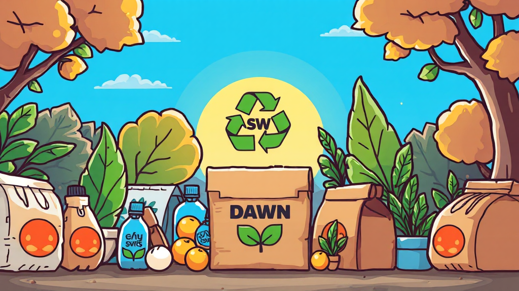 친환경 대안 (cartoon 스타일)