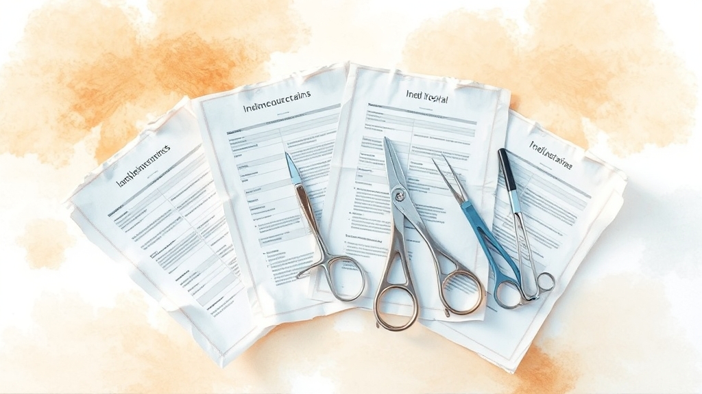 실비 보험 청구 가능 여부 및 조건 (watercolor 스타일)