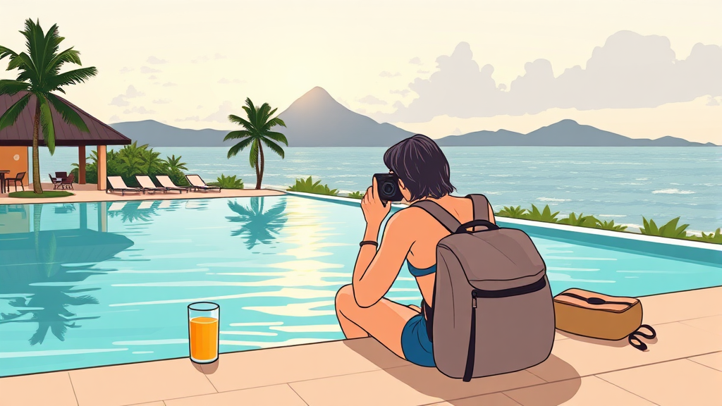 알뜰 여행자를 위한 시아르가오 현지 꿀팁 대방출 (illustration 스타일)