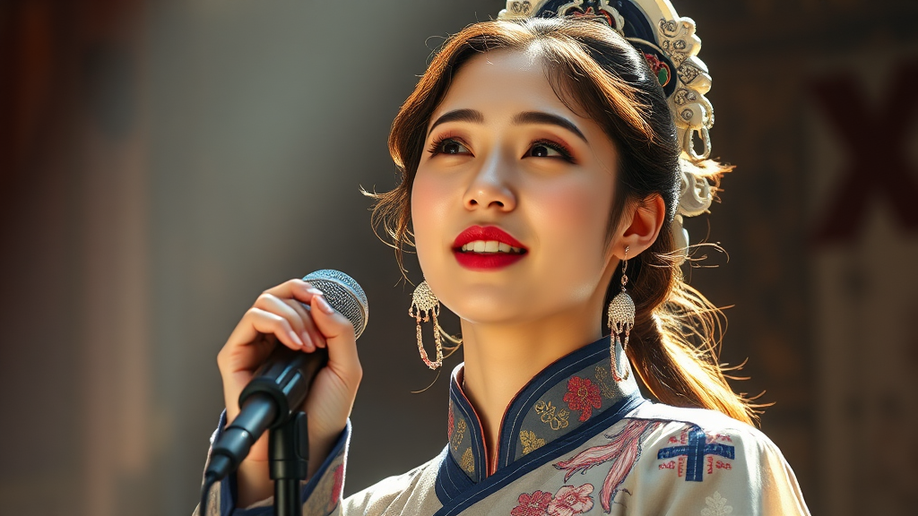 이소나의 매력 탐구: 국악적 재능부터 무대 장악력까지 (realistic 스타일)