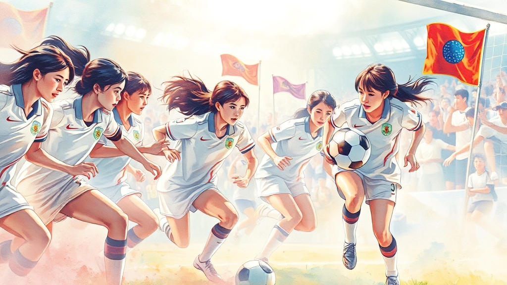 팬들을 위한 응원 정보 (watercolor 스타일)