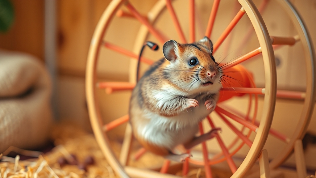 햄스터 수명 늘리는 비법 (realistic 스타일)