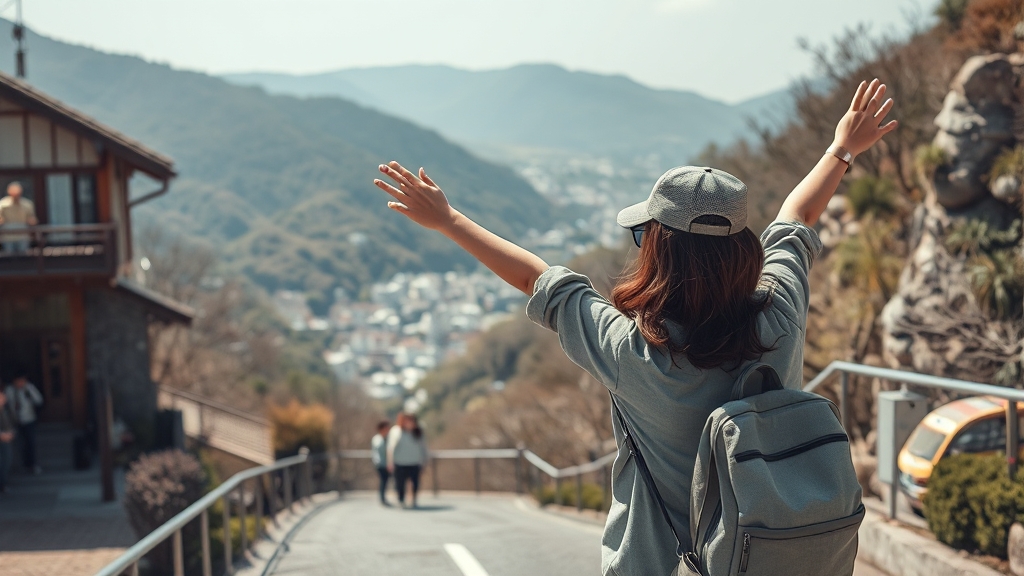 여행, 숙박, 교통, 훌쩍 떠나자! (realistic 스타일)