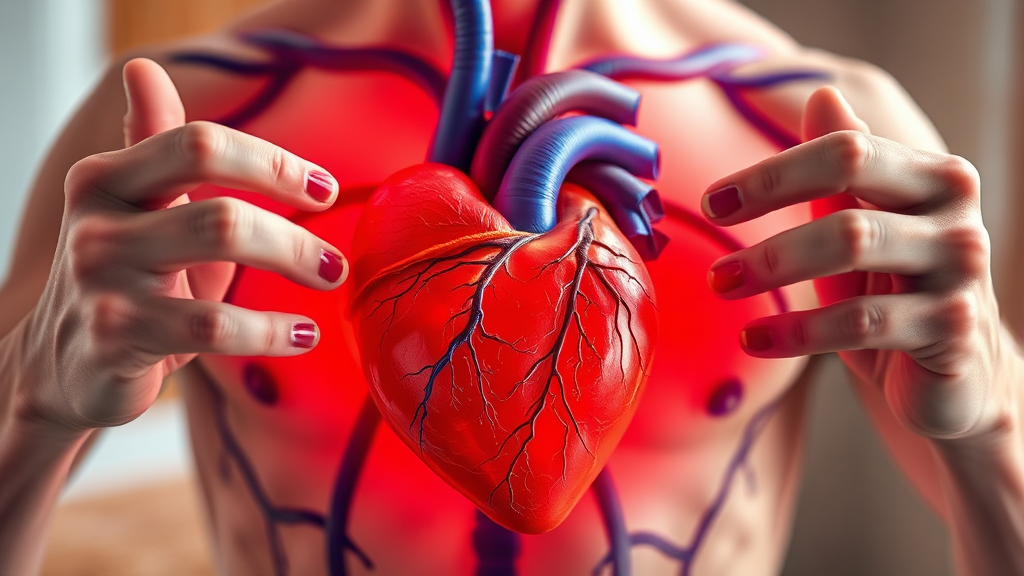 심혈관 질환, 위험 요인 관리! (realistic 스타일)