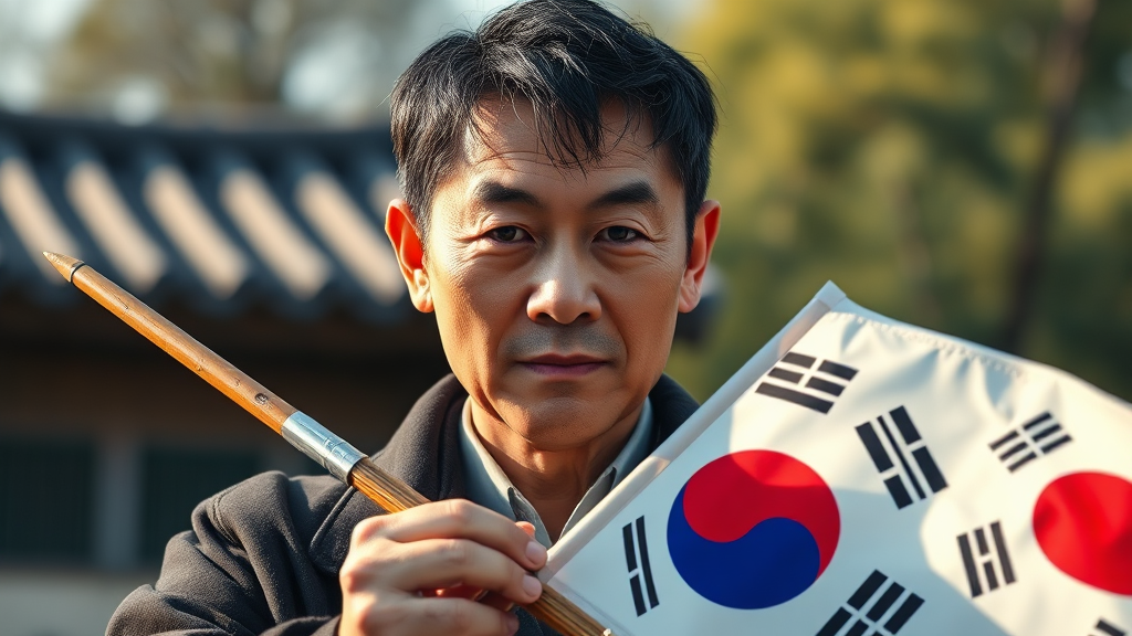 전한길 소개 및 활동 (realistic 스타일)