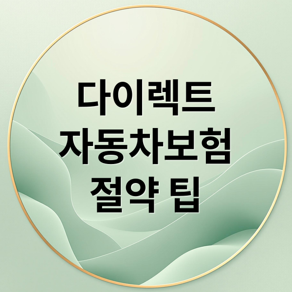 다이렉트
자동차보험
절약 팁 (자동차 보험 다이렉트 가입 방법)