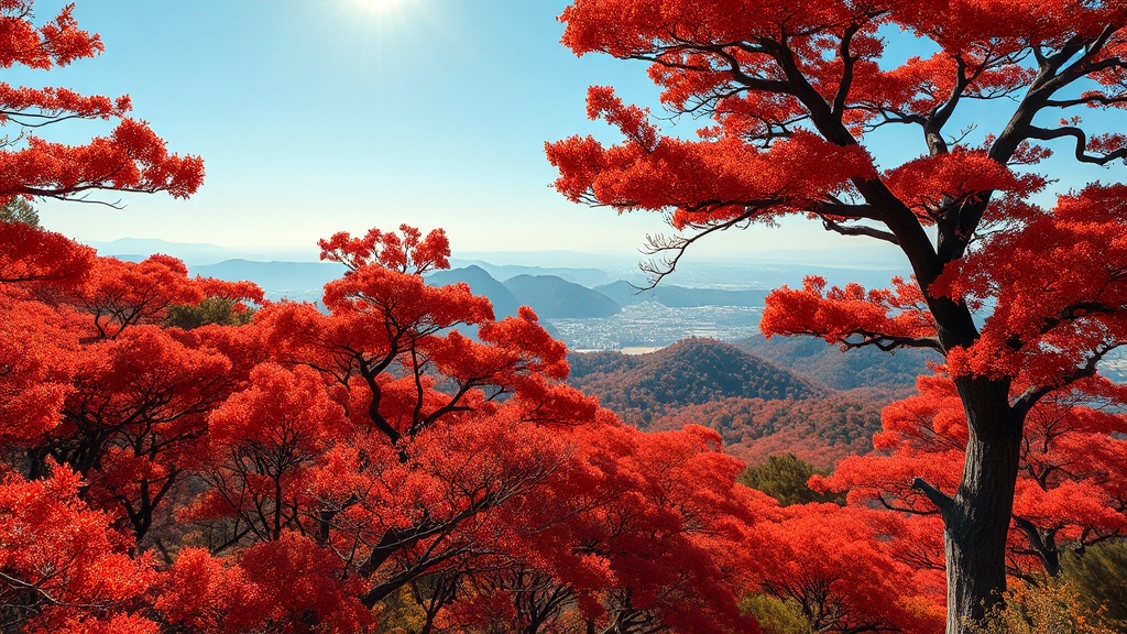 장태산 전망대: 절경 감상 (realistic 스타일)