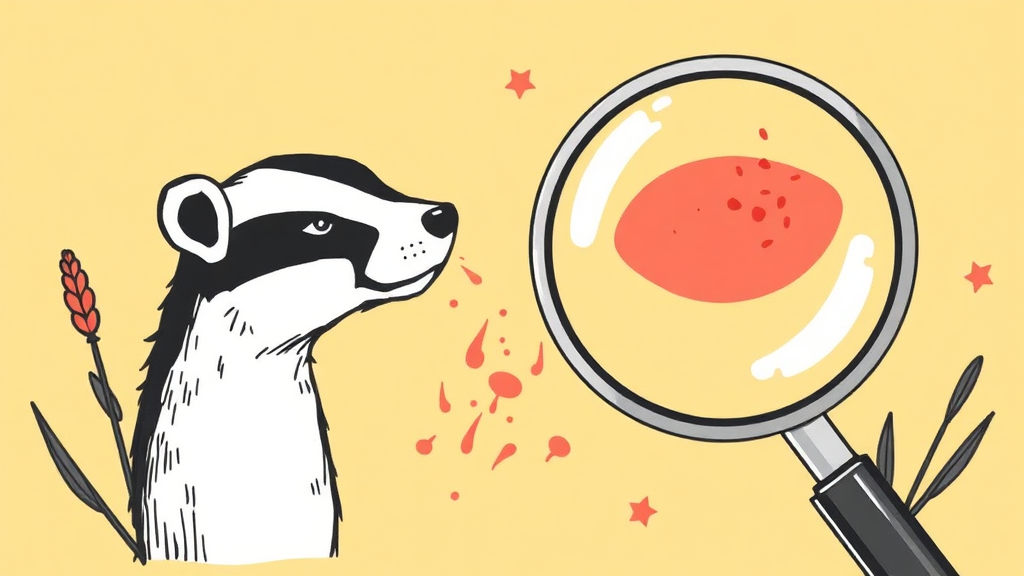 오소리기름, 부작용은 없을까요? (illustration 스타일)