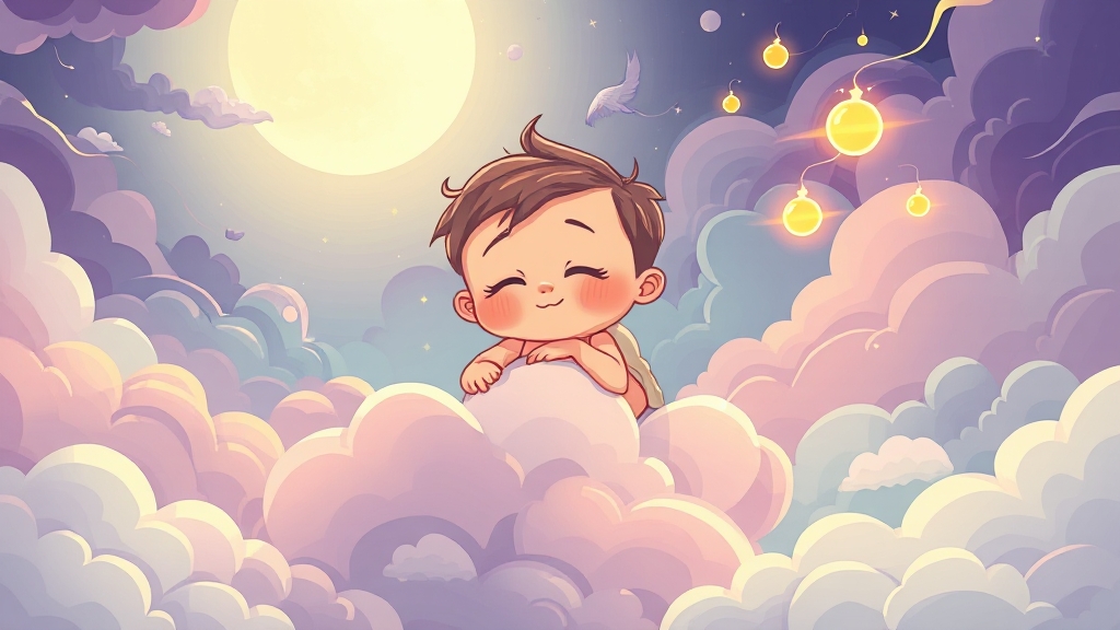 태몽 해석 시 주의사항 (cartoon 스타일)