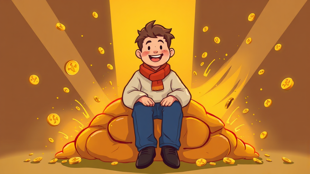 똥 꿈, 긍정적으로 해석하세요! (illustration 스타일)