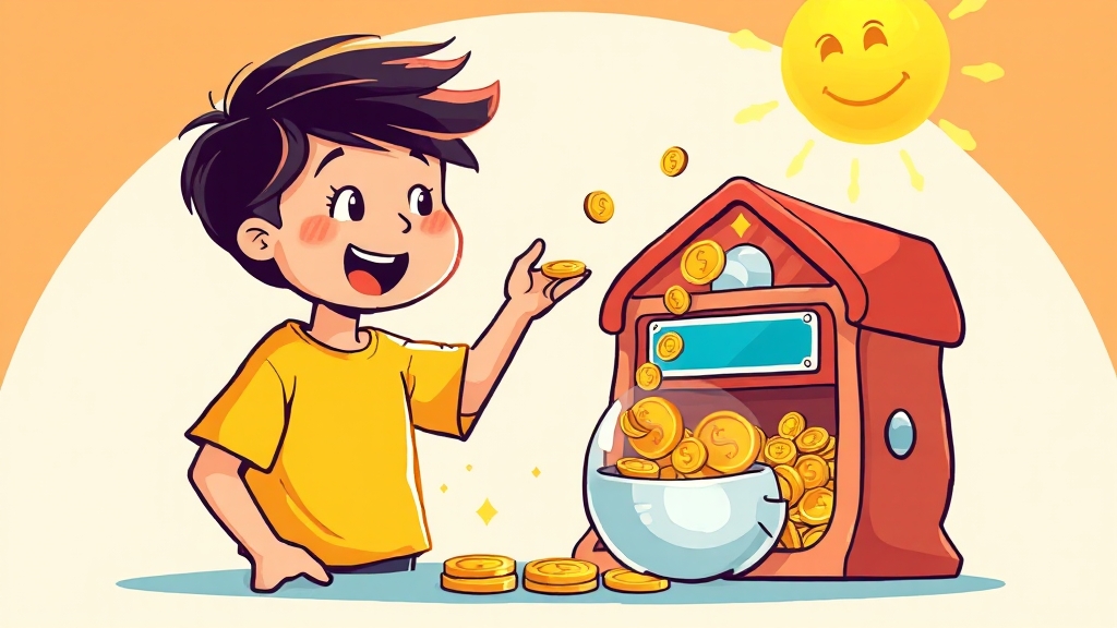 청년내일저축계좌란? (cartoon 스타일)