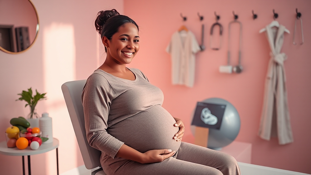 임신 중 스마트한 준비 (realistic 스타일)