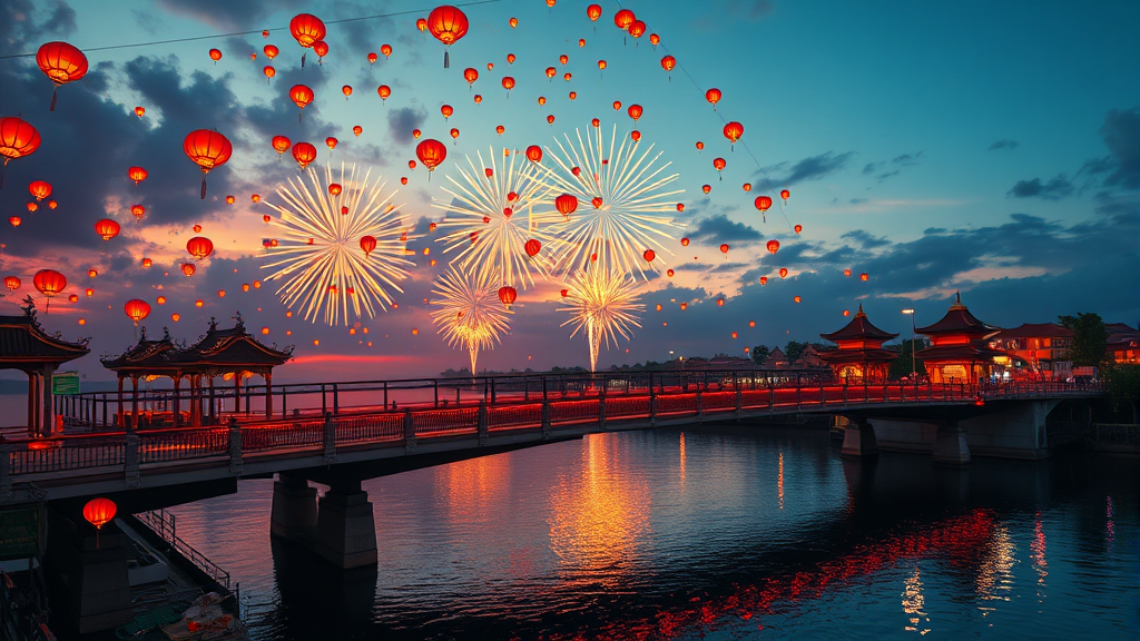 따뜻한 새해, 동남아 숨은 명소는? (realistic 스타일)