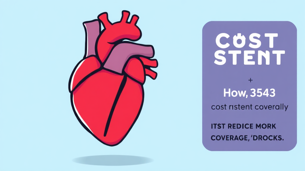 스텐트 시술, 비용은 얼마나 들까요? (cartoon 스타일)
